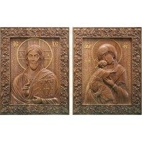Венчальная пара Спаситель и Богородица (р-05)