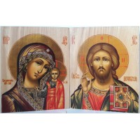 Вінчальні ікони Господь Вседержитель і Казанська Богородиця - ікони під старовину (ХМ-112)