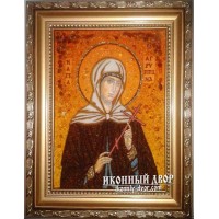 Агриппина - Икона из янтаря ручной работы (Агриппина)