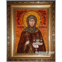 Анимаиса -  Качественная икона ручной работы из янтаря (Анимаиса)