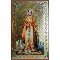 Екатерина Александрийская - красивая писаная икона (ВЧ-10)