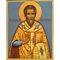 Ікона Олександра Єрусалимського - ікона писана (ах-05)
