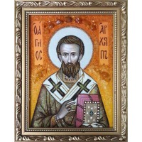 Икона Архипп (Архип), апостол - икона из янтаря (ар-289)