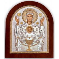 Икона Богородицы Неупиваемая Чаша - защищает от алкоголизма, курения и наркомании (GOLD)