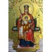 Икона Божьей Матери Державная - писаная икона с сусальным золотом  (гр-65)