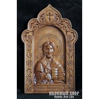 Икона Господь Вседержитель - Резная икона из дерева  (300 х 192 Груша) (ДВ-2)