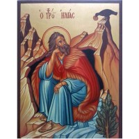 Икона Пророк Илия - писаная икона (Гр-83)