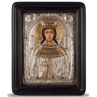Икона с серебром Святая Екатерина (хм-41)