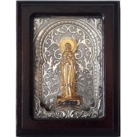 Ікона Свята мучениця Наталія - іменна ікона, з сріблом (юо-54)