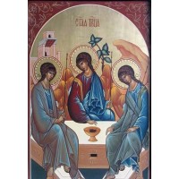 Ікона Свята Трійця - ікона писана (Гр-84)