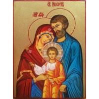Ікона Святе Сімейство (Свята Родина) - писана ікона (АХ-01)