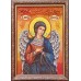 Ікона Святий Ангел Хранитель - ікона ручної роботи, з бурштину (ар-343)