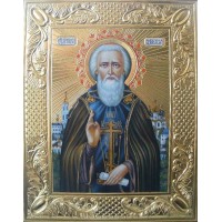 Ікона Святий Сергій Радонезький - ікона писана (ВЧ-07)