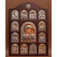 Иконостас - центральная икона Казанская Божья Матерь (01.04.К.19.02)