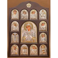 Иконостас - центральная икона Семистрельная Богородица (01.04.К.152)