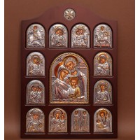 Иконостас - центральная икона Святое Семейство (01.04.СС.19.02)