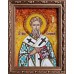 Лев Катанский - икона из янтаря (ар-364)
