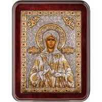Матрона Московская - красивая греческая икона ручной работы (Argil-01)