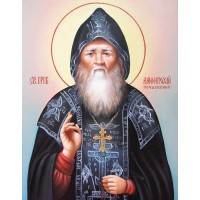Писаная икона Преподобный Амфилохий Почаевский, чудотворец (Гр-19)