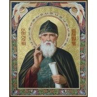 Писаная Икона Серафим Вырицкий (ир-6)