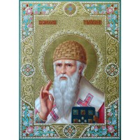 Писаная икона Спиридон Тримифунтский (ир-2/2)