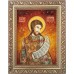 Роман Сладкопевец - икона с янтарем (ар-335)