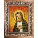 Серафим Саровский - икона из янтаря (ар-152)