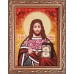 Священномученик Платон Гірських - янтарна ікона ручної роботи (ар-374)
