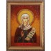 Свята мучениця Наталія - ікона з янтаря (ар-92)