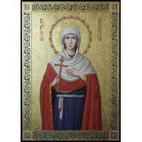 Святая великомученица Валентина - Неповторимая писаная икона (ир-20)