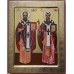 Святители Афанасий и Кирилл, архиепископы Александрийские - писаная икона (ВЧ-09)