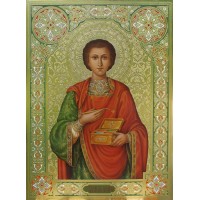 Святий цілитель Пантелеймон - ікона писана (Дм-20)