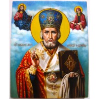 Святий Миколай Чудотворець - ікона писана (Гр-82)