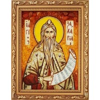 Святой пророк Захария - янтарная икона (ар-337)