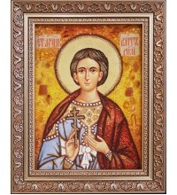 Вит Римский - икона из янтаря (ар-363)