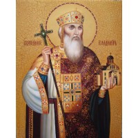 Владимир Великий, Святой Князь - восхитительная писаная икона (Гр-11)