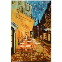 Картина из янтаря Летнее кафе (rb-14)